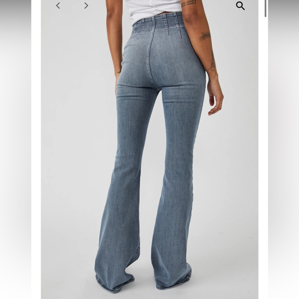 Free People Jayde Flare Wide Leg Bellbottom Jeans🕊️ - Picture 6 of 9